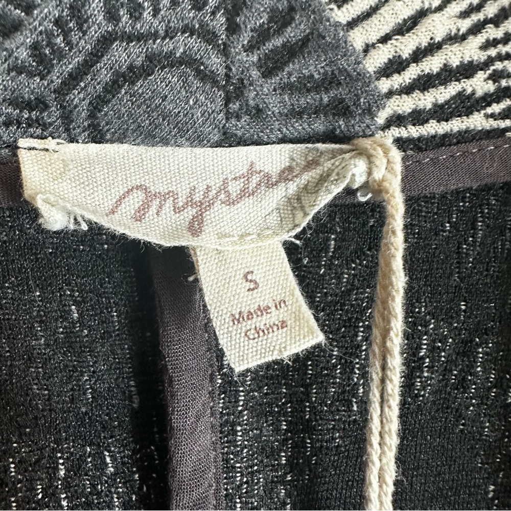 Mystree Bohemian Open Front Cardigan With Pockets FLAW - Picture 7 of 13